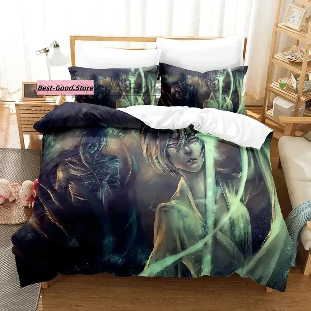 

Bleach Kuchiki Rukia Bedding Set Single Twin Full Queen King Size Bed Set Aldult Kid Bedroom Duvetcover Sets 3D Print Anime 2022