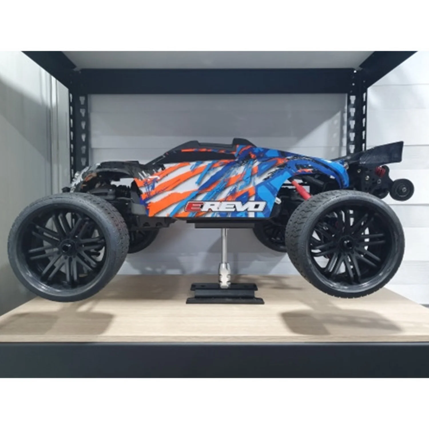 AA84 2 комплекта металлической радиоуправляемой автомобильной рабочей станции, рабочая подставка для ремонта, вращение на 360 градусов для масштабных моделей 1/8, 1/10, 1/12, 1/16, черный и красный