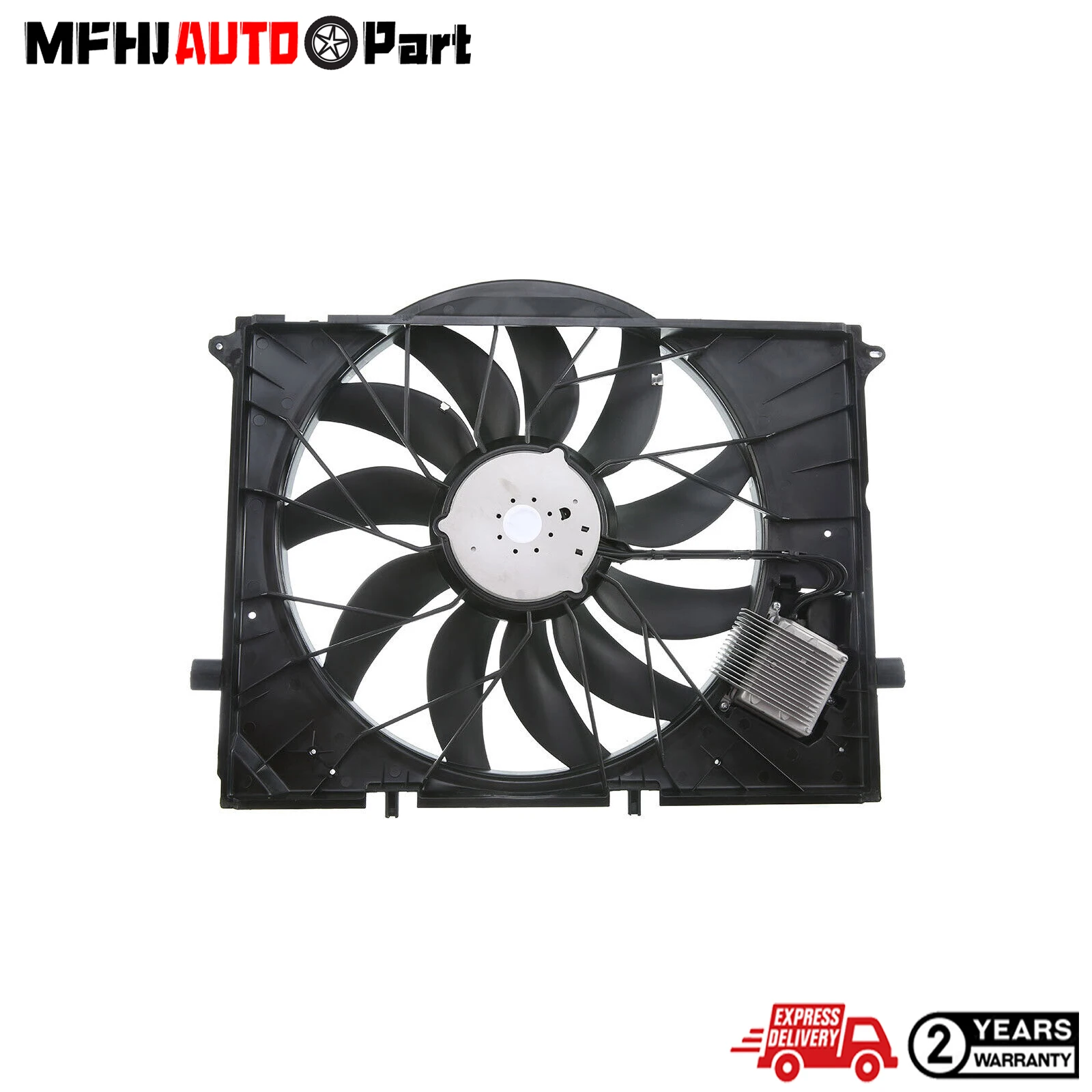 Radiator Engine Cooling Fan Assembly For Mercedes-Benz C215 W220 R230 CL600 S600 2205000293, A2205000293