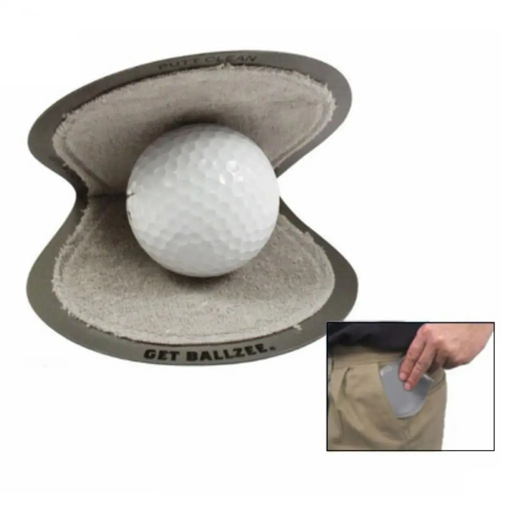Golf Ball Cleaner Portable Terry Pocket Golf Accessory Easy Clean Gadget for Golf Regripping Kit Users