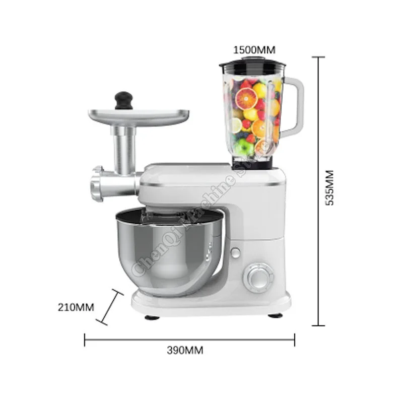 Mélangeur multifonctionnel Chef Machine petite Machine à pétrir domestique mélangeur intégré mélange de viande Machine à pétrir