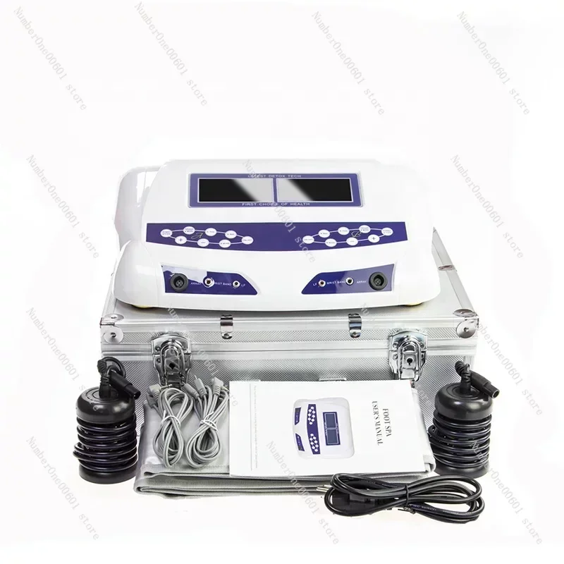 HK-805D LCD Professional Dual Ion Detox Ionic Foot Bath Spa Clean Machine