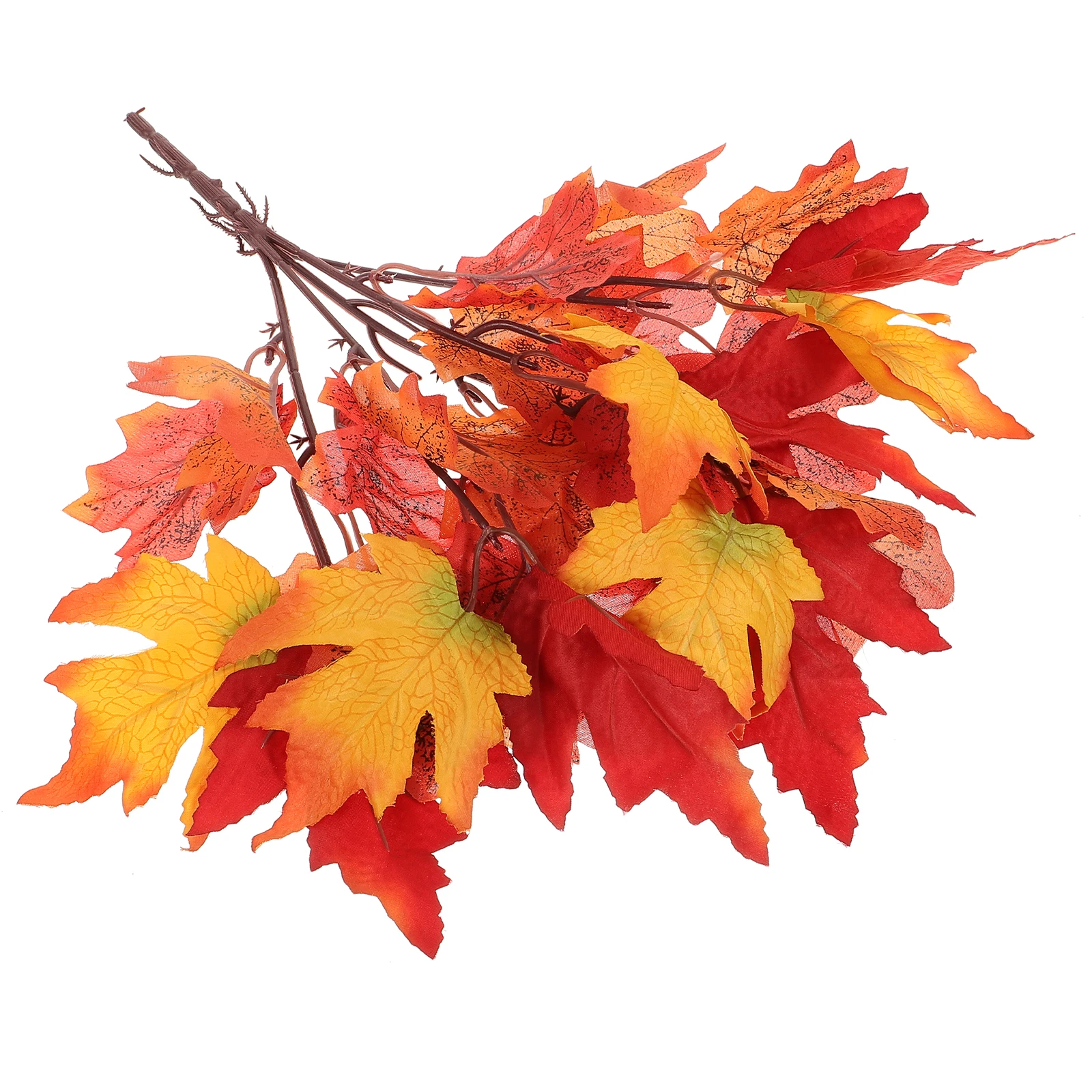

Decor Maple Leaf Decoration Fall Ornaments Decors Fake Plant Plastic Artificial Autumn Leaves