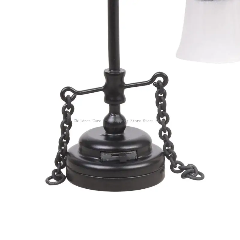 シャンデリア寝室の天井ランプミニチュア家具モデルドールハウスアクセサリー現実的な照明おもちゃプレイセット 1:12