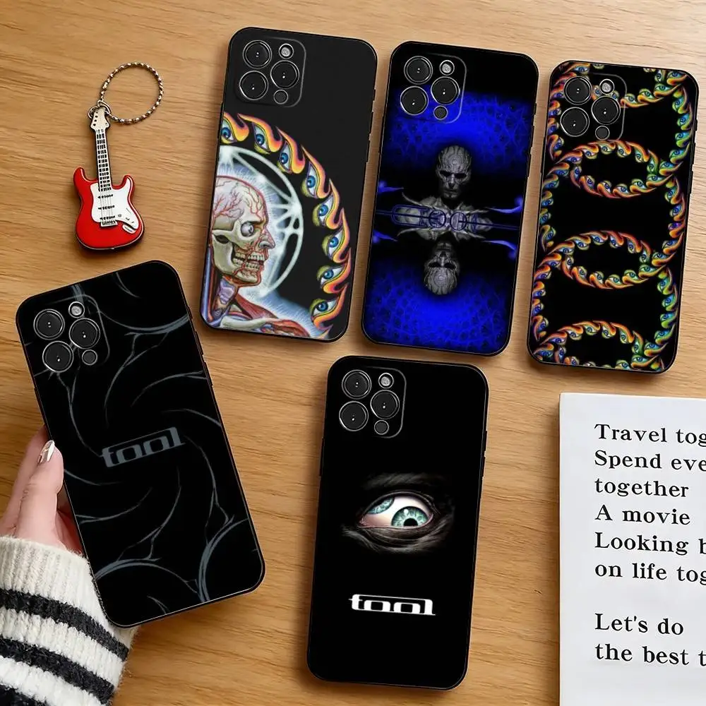 T-Tool S-Schism Band Phone Case Silicone Soft For IPhone 17 16 15 14 13 12 11 X XR Plus Pro Max Plus