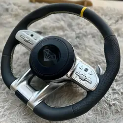 AMG gts Steering wheel for Mercedes GT W190 C190 W205 C205 W166 X167 W177 W290 W217 C217 W222 C63 E63 S63 G63 GT63 GTS GTR GLE63