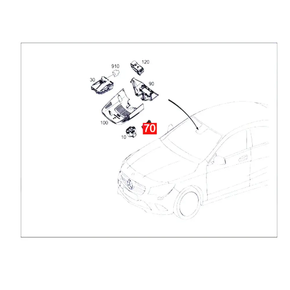 

Sale Rain Humidity Sensor for Mercedes Benz S (W221) 2005-13 SL (R231) 2013-2018