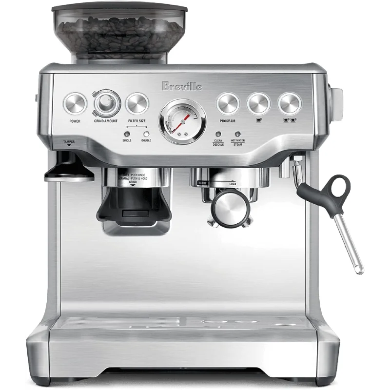 BES870XL Espresso Machine, One Size, Brushed Stainless Steel