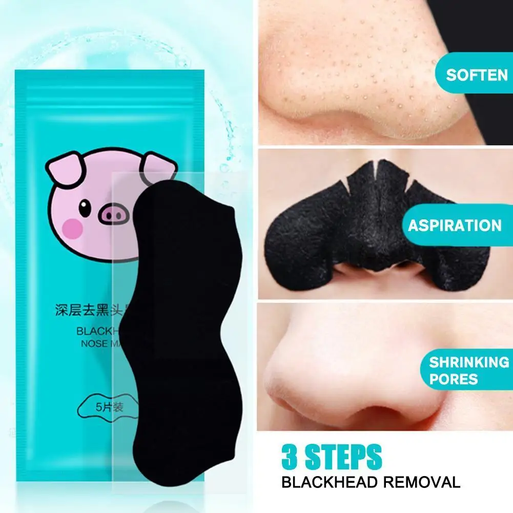 Nose Mask Removes Blackheads Peel Nasal Strips Deep Pore Black Pore Face Remove Peel Cleansing Skin Dots Mask Care Shrink O L9C1