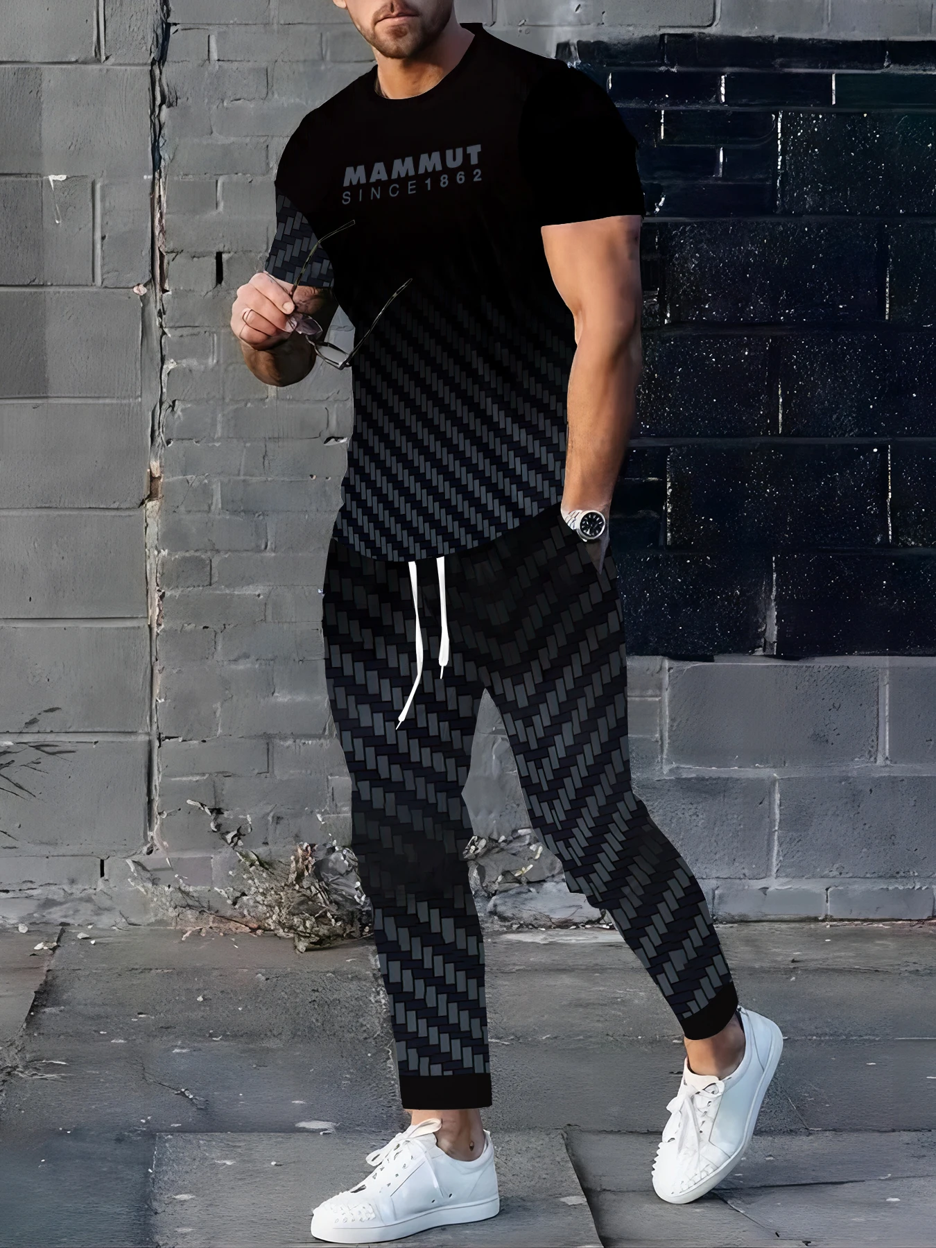 

The popular 3D printed casual and fashionable outdoor sportswear for men in summer 2025