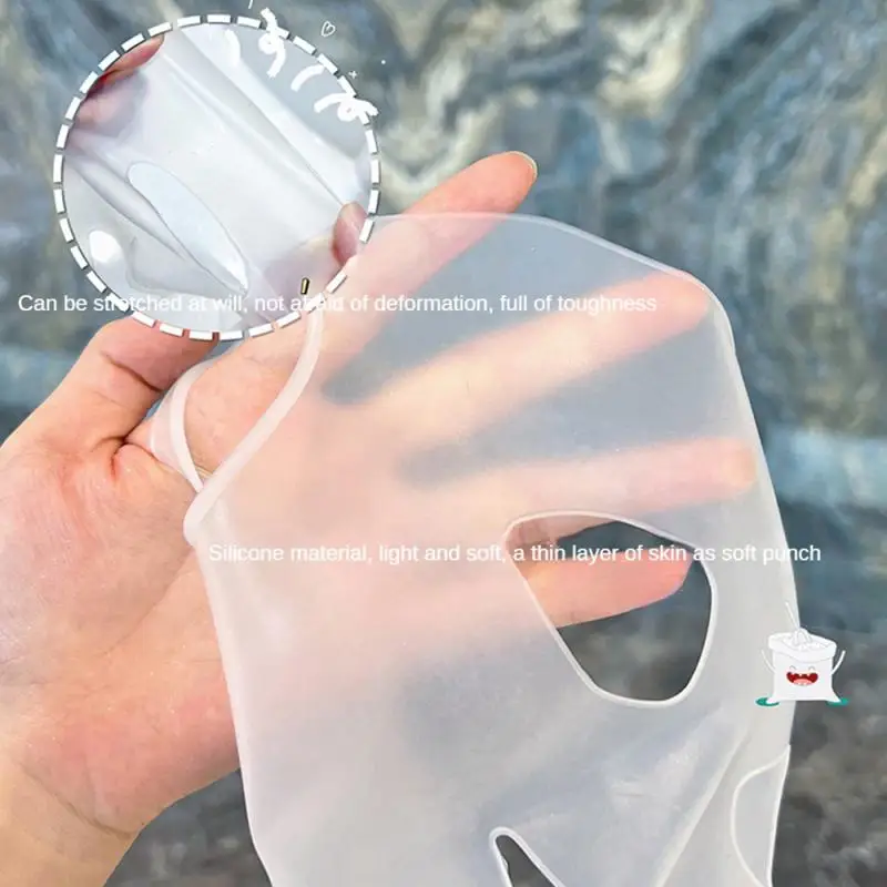 Masque facial anti-ald monté sur l'oreille, réutilisable auxiliaire, peut être étiré à volonté, 3D, frais, outils de soins du visage