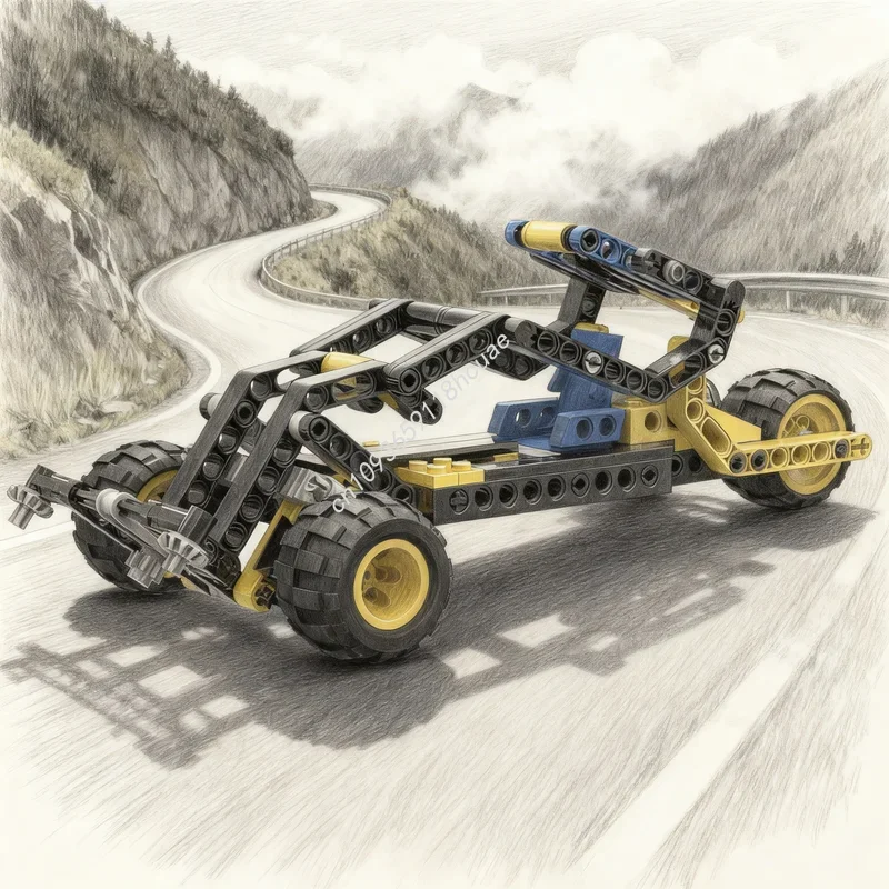 

138pcs MOC Technical Desert Discoverer Model Building Blocks Toys festival Gift Construction DIY Creative Idea Brick Education
