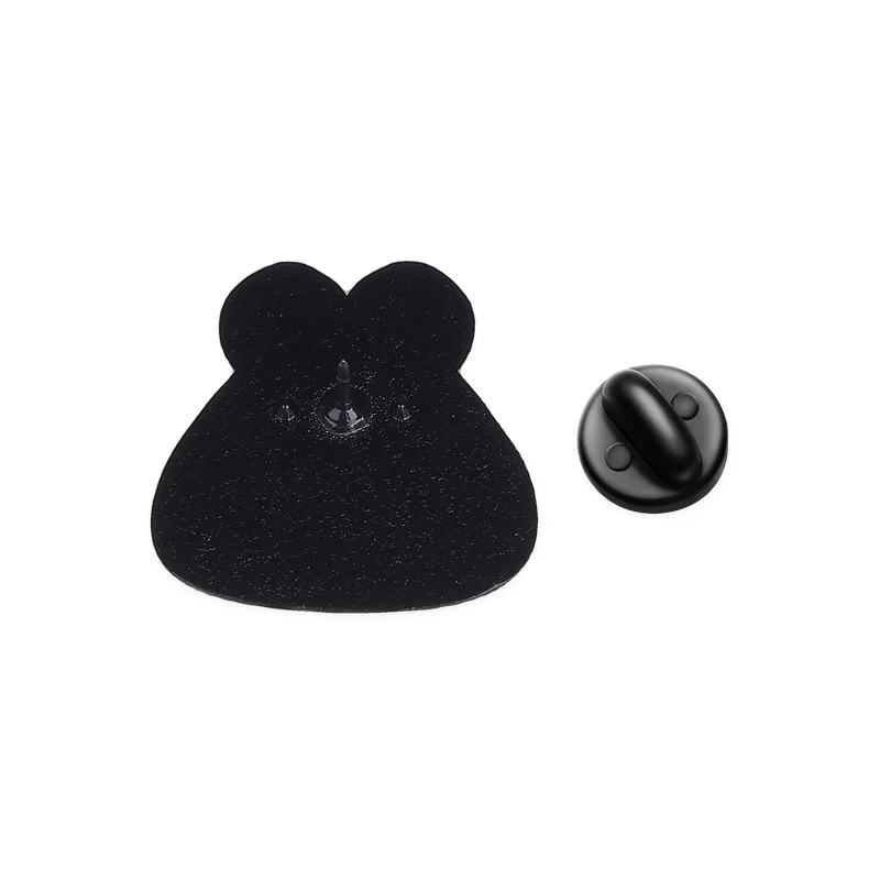 Drei Ausdrucksreiche Designs Emaille-Pins Niedliche Cartoon-Monster-Broschen Modische Anstecknadeln für Rucksack Kleidung Schmuck Geschenk für Freunde – Detail 2