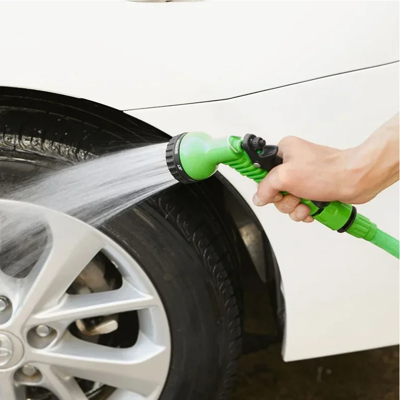 25FT-125FT Expandable Hose High Pressure Multifunctional Water Hose For Car Cleaning Home Garden Irrigation Spray Gun