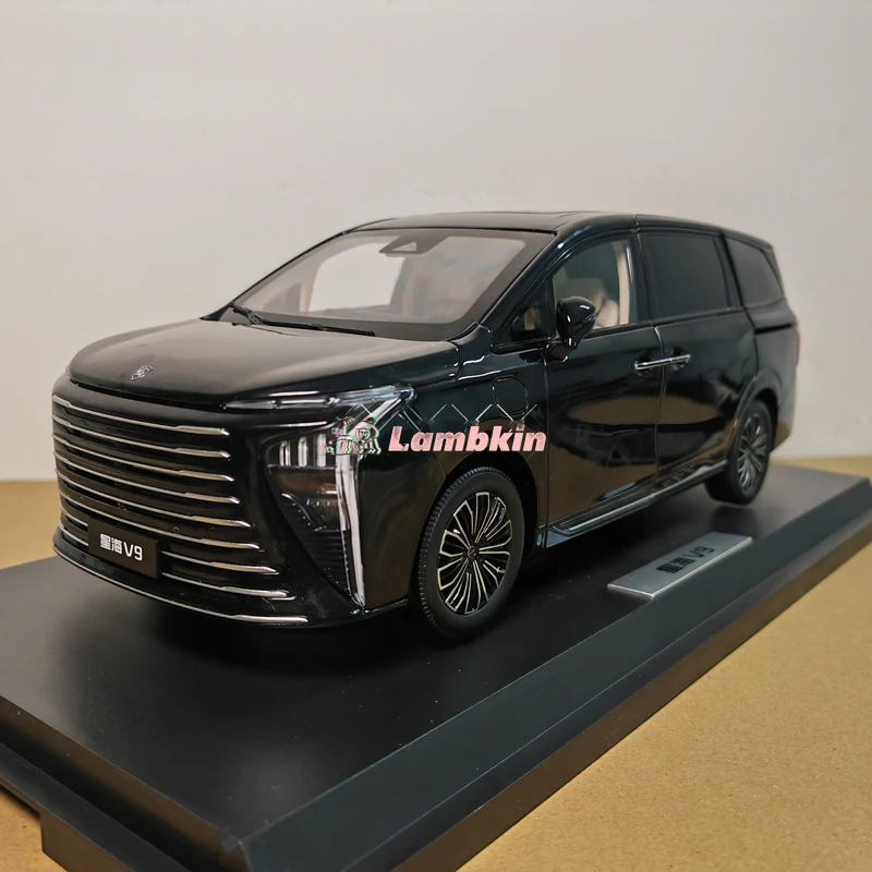 Original 1:18 Dongfeng Fengxing Xinghai V9 car model MPV commercial car alloy car model collection ornament