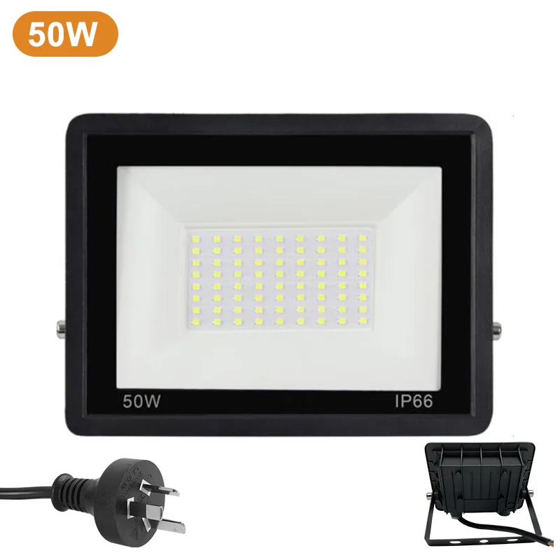 LED Flood Light 30W 50W 100W 150W 200W 300W Outdoor Security Garden Lamp Security Lights IP66 Waterproof