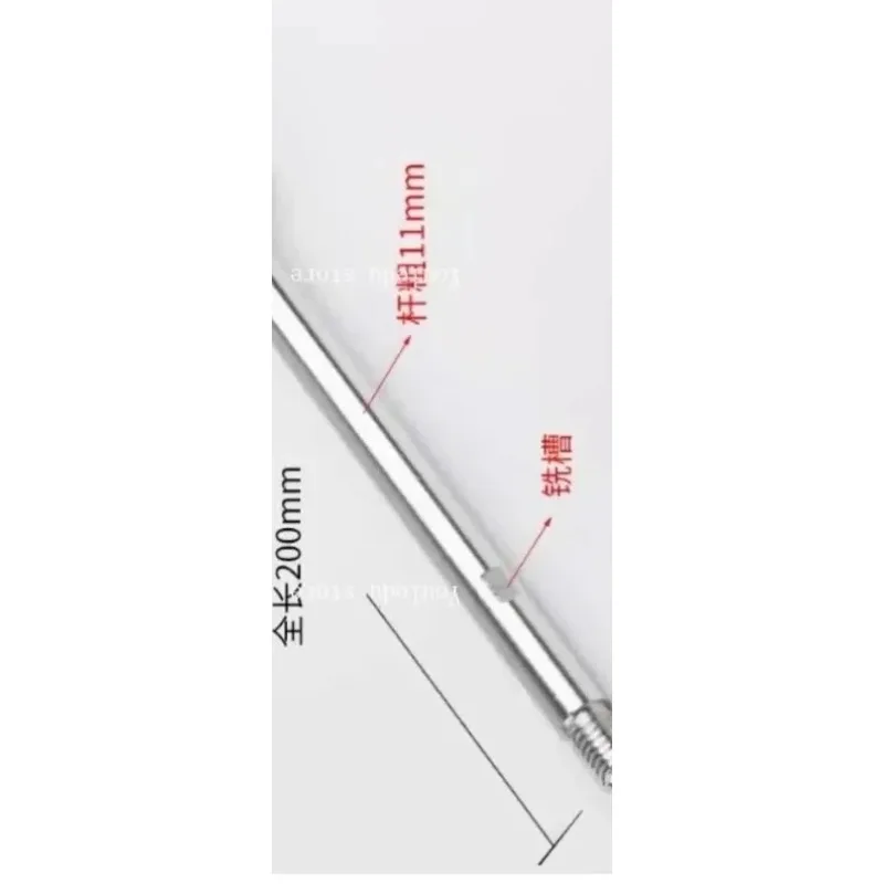 

1PC Milling Machine Bench Drill Thread Handle Universal M10*200mm Work Rod Machine