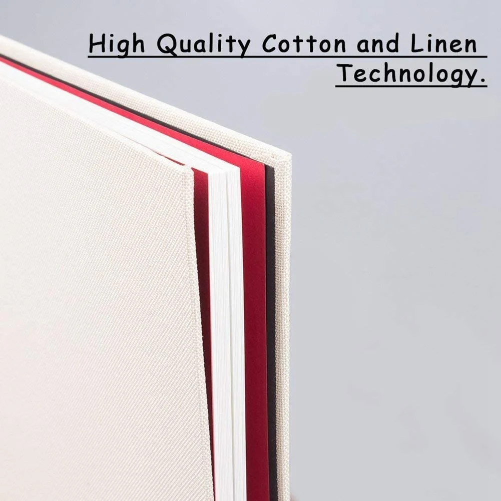 AT02-2X Photo Album Scrapbook Linen DIY Memory Book Thick Pages With Protective Film Save Images Permanently,Best Gift Choice