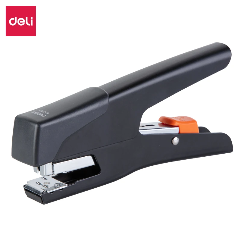 Deli Effortless Plier Stapler Office Desk Stapler for Stapling Home School Handmade with 1000 Staples 20 Sheet Capacity