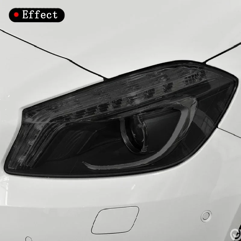 

Car Headlight Tint Black Protective Film Transparent TPU Sticker Accessories For Mercedes Benz A Class W176 W177 A45 A35 AMG