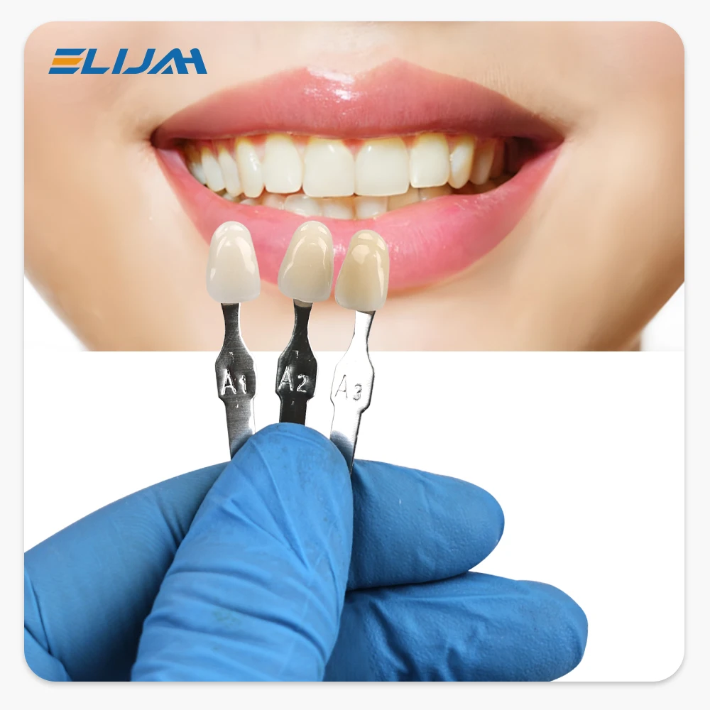 16 Colors Teeth Shade Guide Classical Dentistry Equipment Teeth Whiting Porcelain VITAPAN Tooth Model Colorimetric Plate