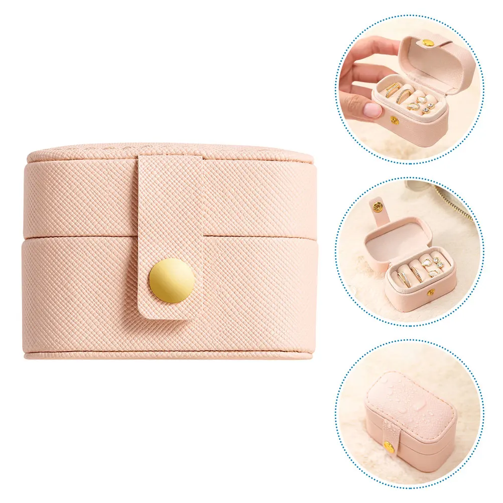 

Jewelry Box Stored Protection Holder Ring Mini Case Small Finger Storage Travel