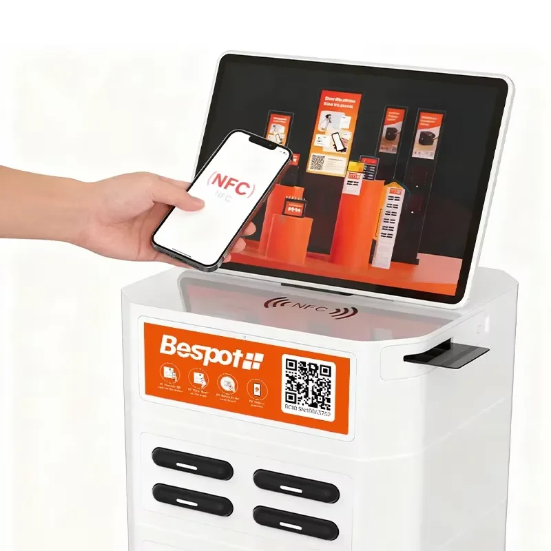 8 Slot Portable Power Bank Rental Station 10