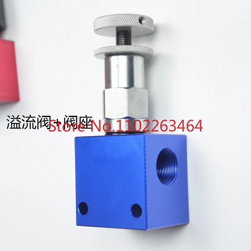 Threaded plug-in direct-acting relief valve YF08-00 pressure regulating safety oil pressure valve handle adjustment RV08 CRV02