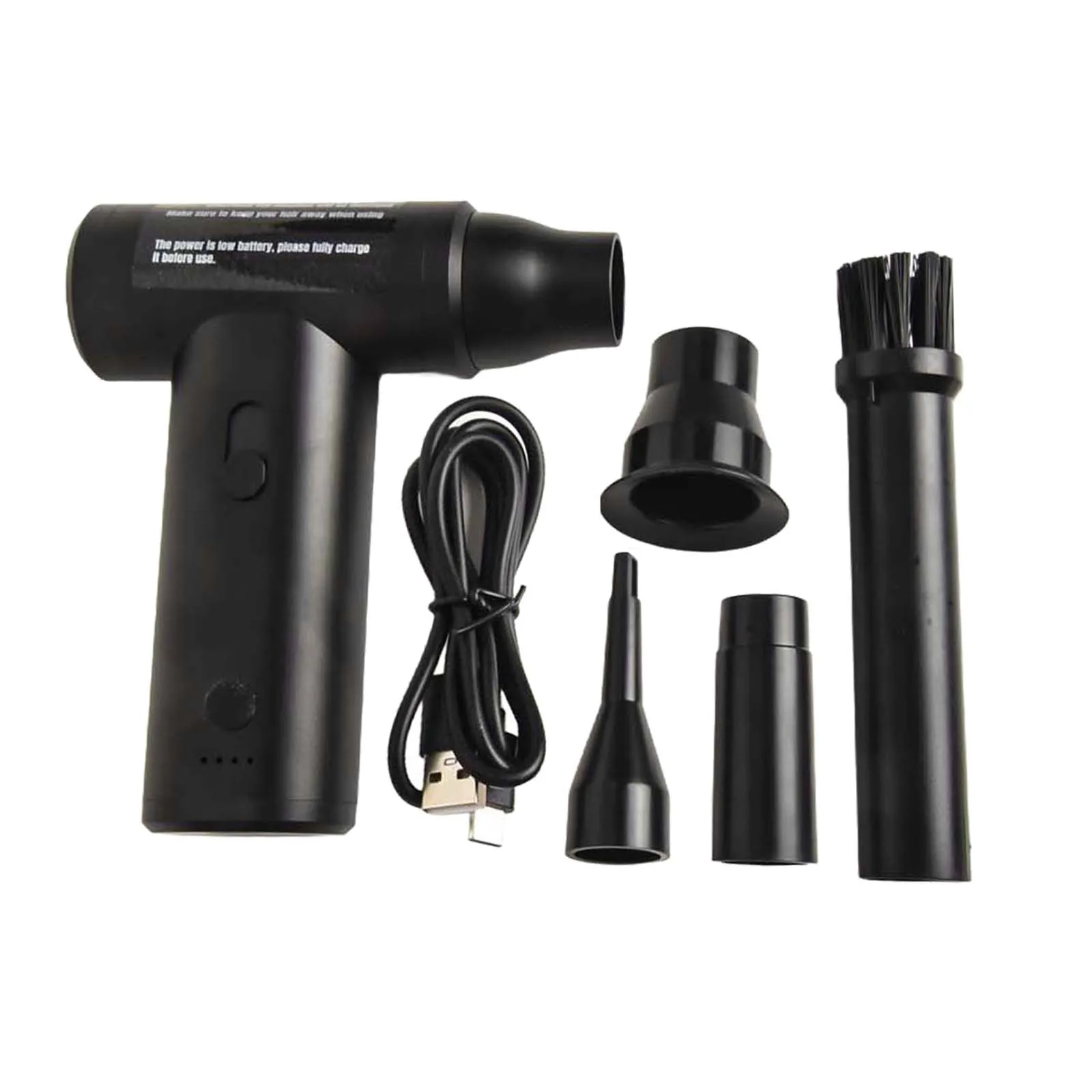 תאורת LED חזקה Jetfan עם מנוע Brushless קומפקטי ונייד טעינה מהירה אוסף אבק יעיל