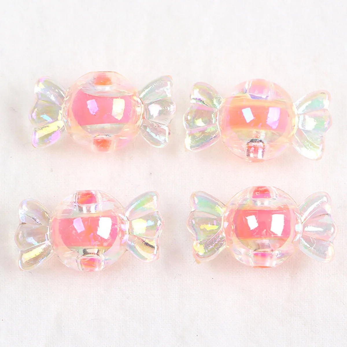 

390 Pcs Candy Dispersion Beads Mixed Color DIY Accessories Acrylic Window Decorations Supplies for Jewelry Making