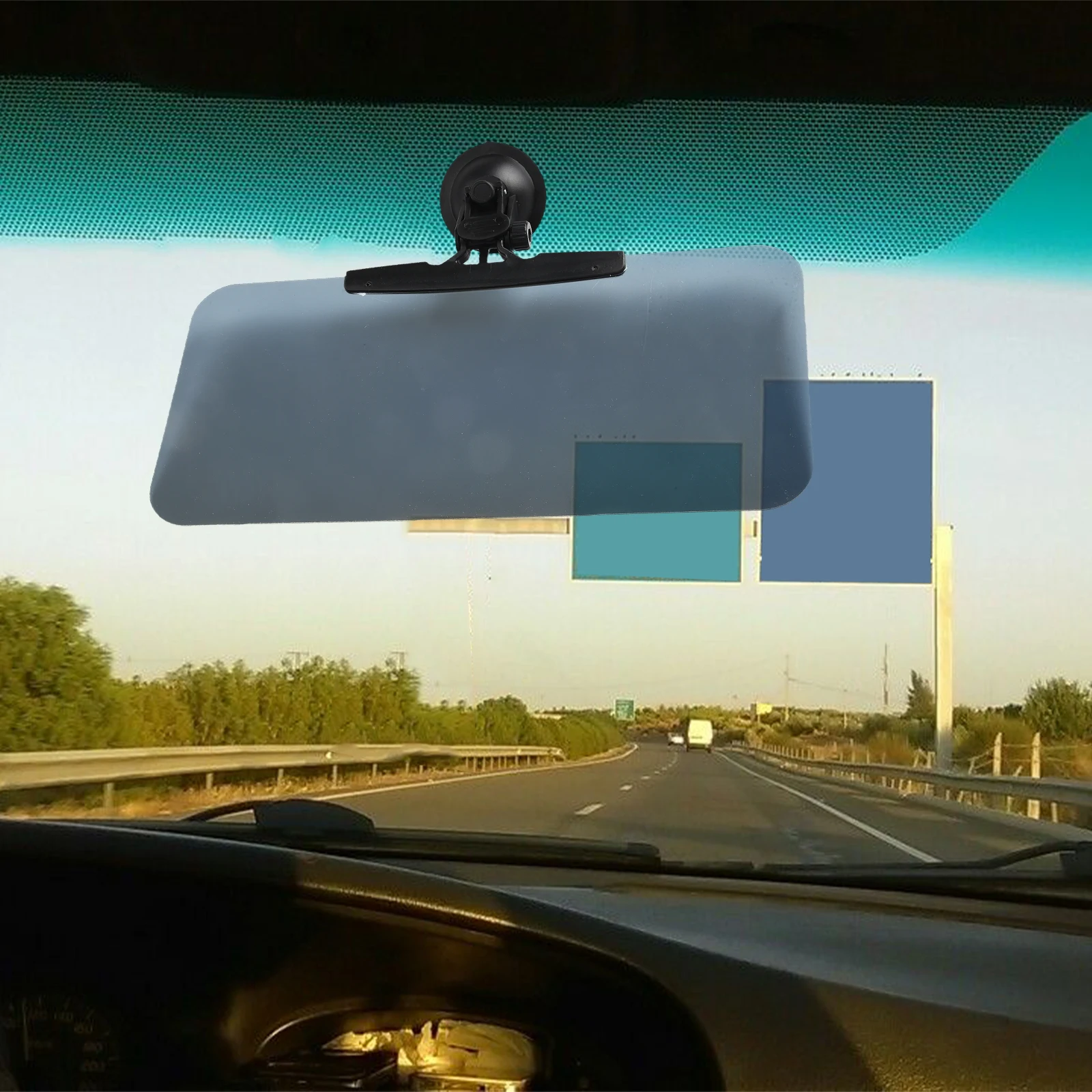 Sun Visor Extension For Vehicles With Adjustable Position And Anti UV Treatment Helping Drivers Reduce Glare And Increase Safety