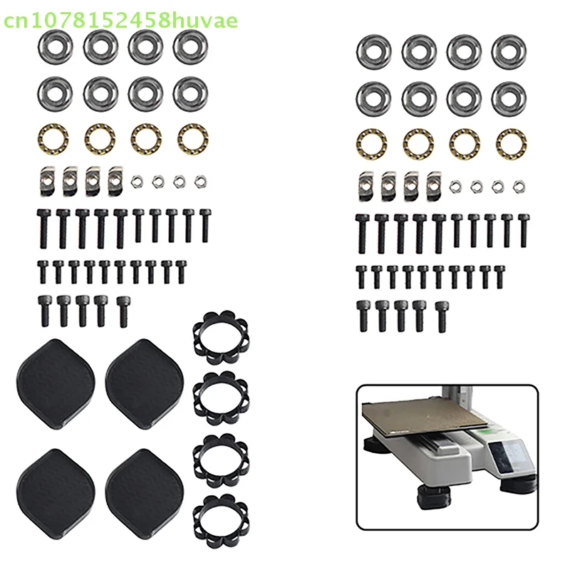 

1 Set For Bambu Lab P1P P1S For HULA Self-Aligning Feet For Creality K1 K1C K1 Max Legs 3D Printer Parts