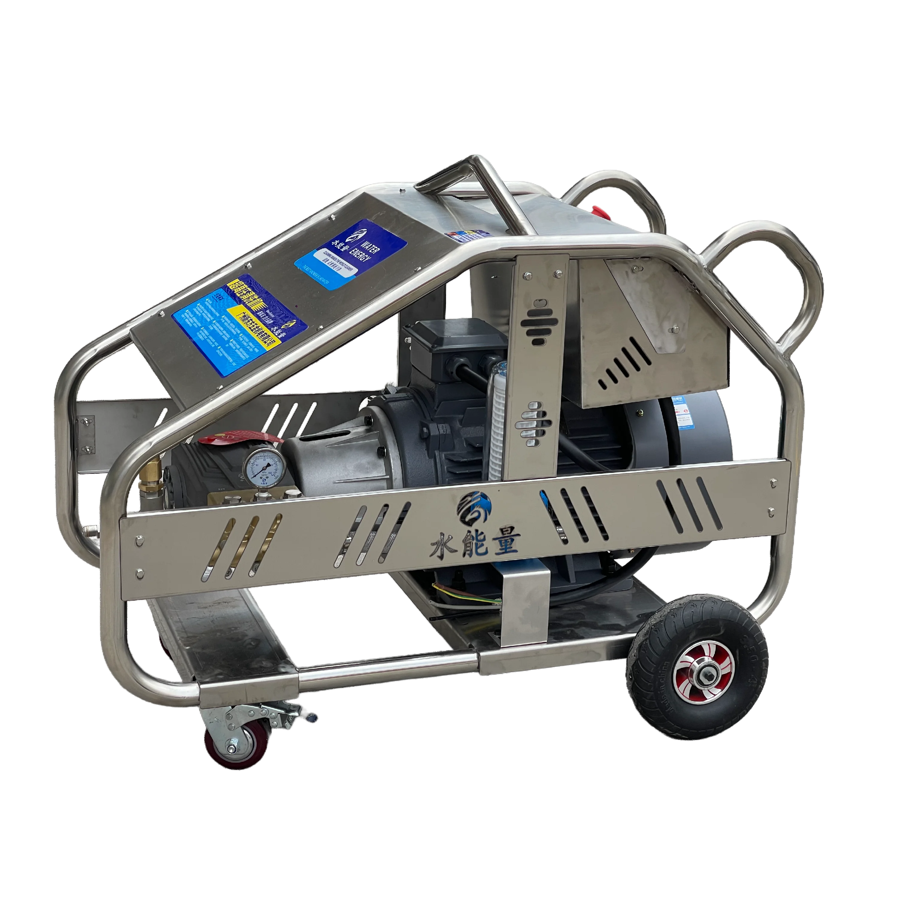 

Water Energy BSJ Series 15KW 500Bar 16LPM Stainless Steel Electric High Pressure Washer Is Used for Cleaning and Deconfouling