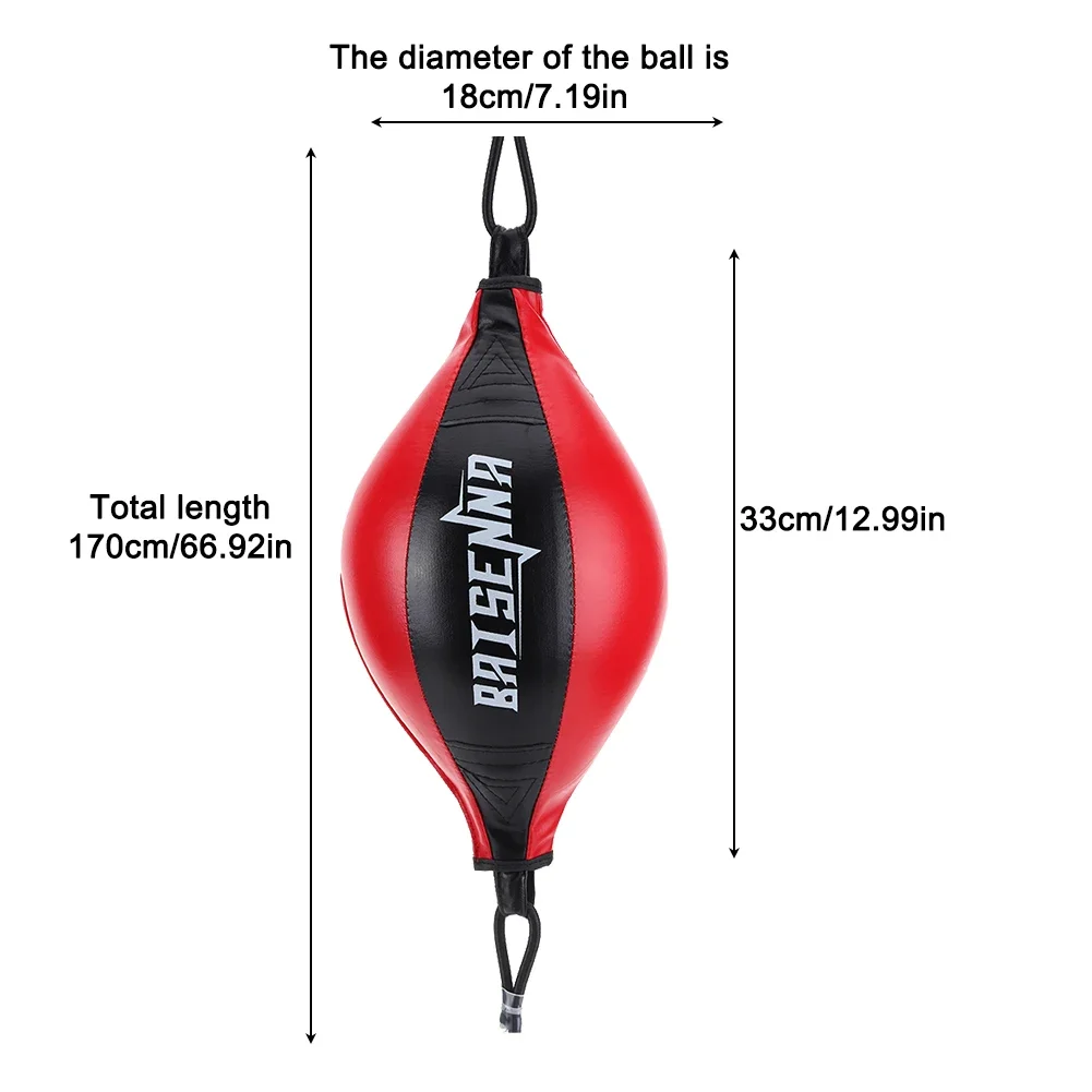 Piłka bokserska Trening reakcji Piłki prędkości PU Skóra Podwójny worek treningowy SpeedBall Siłownia Fitness Sprzęt sportowy