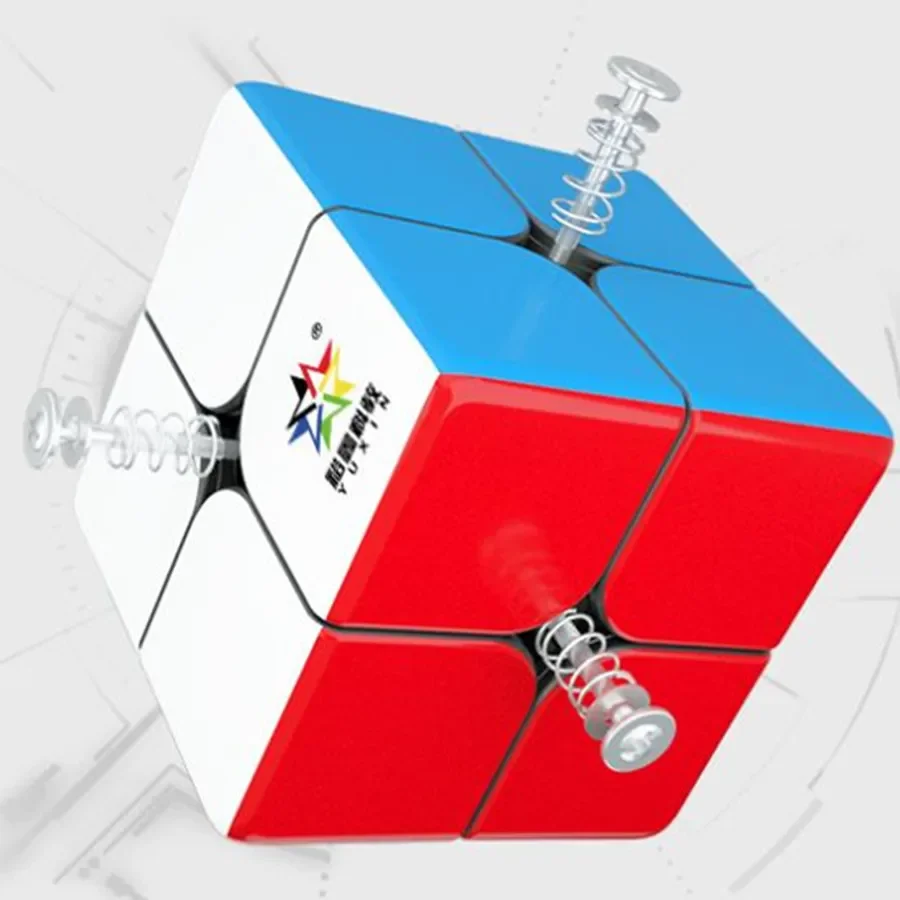 Yuxin Little Magic 2x2 3x3 v2 M Magic Magnetic Cubing Speed Professional Cubo Magico Puzzle Toys For Children Kids Gift