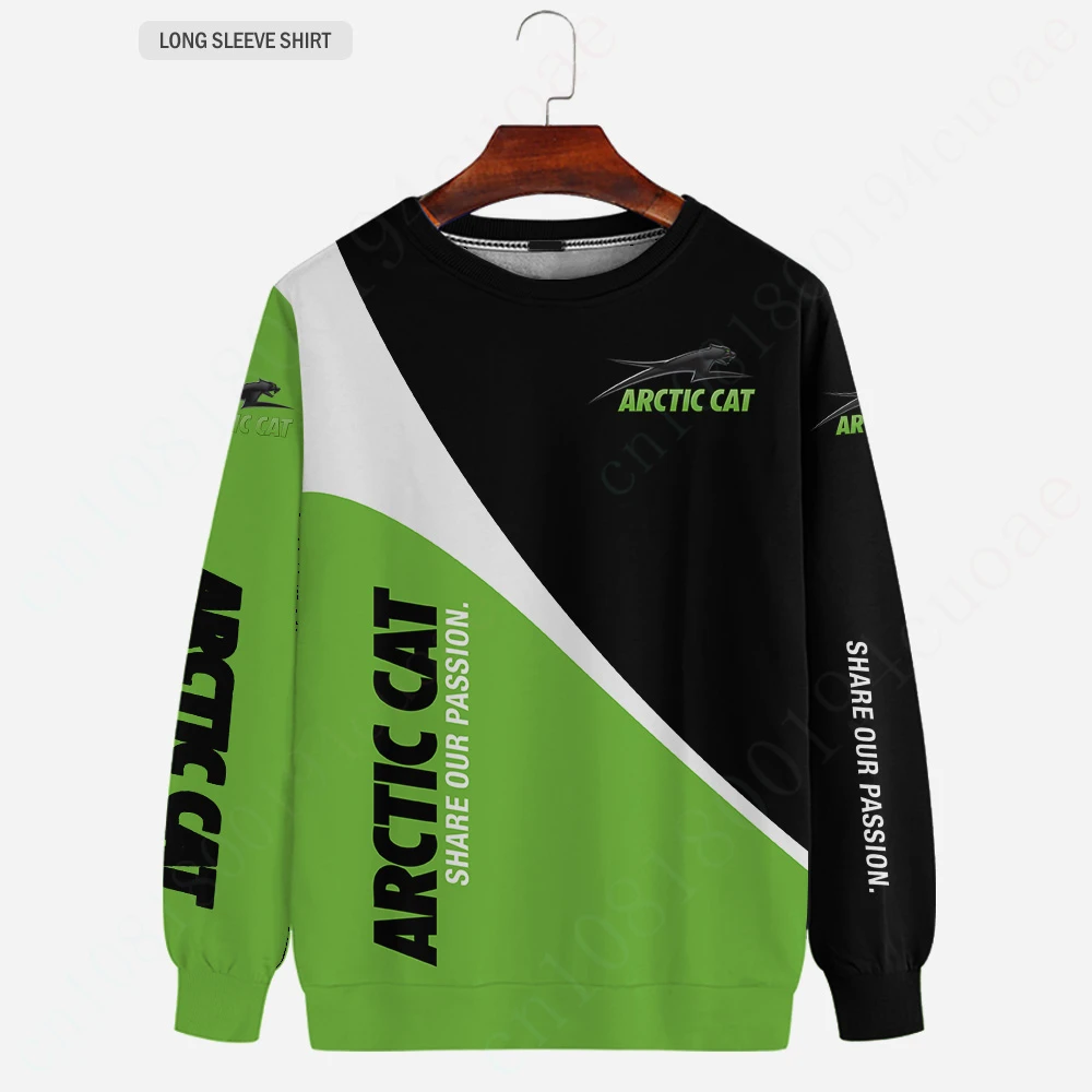 

Arctic Cat Clothing Harajuku O Neck Long Sleeve Unisex T-shirts Anime 3D Printing Oversized T-shirt Casual T Shirt For Men Women