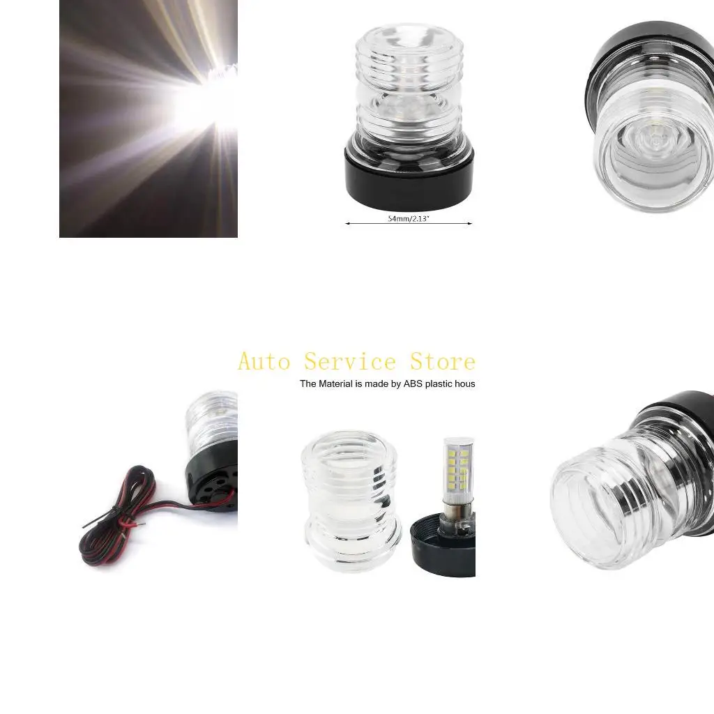 

462A светодиодный морской навигационный фонарь 12 В 24 В 360 градусов, круговой светильник для морской лодки, сигнальный фонарь