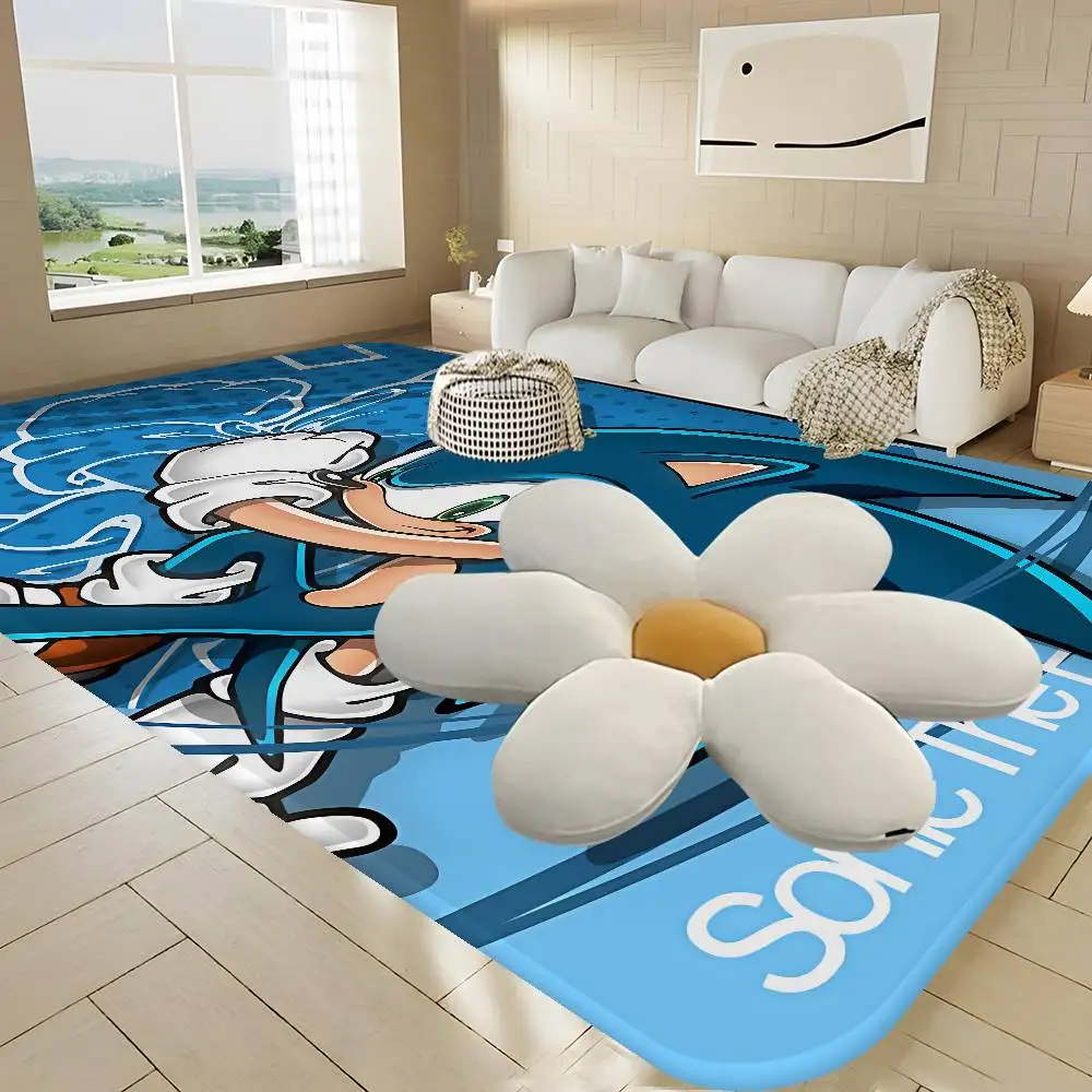 Game S-Sonic The H-HedgehogS Floor Mat Anti-slip Absorb Water Long Strip Cushion Bedroon Mat Alfombra