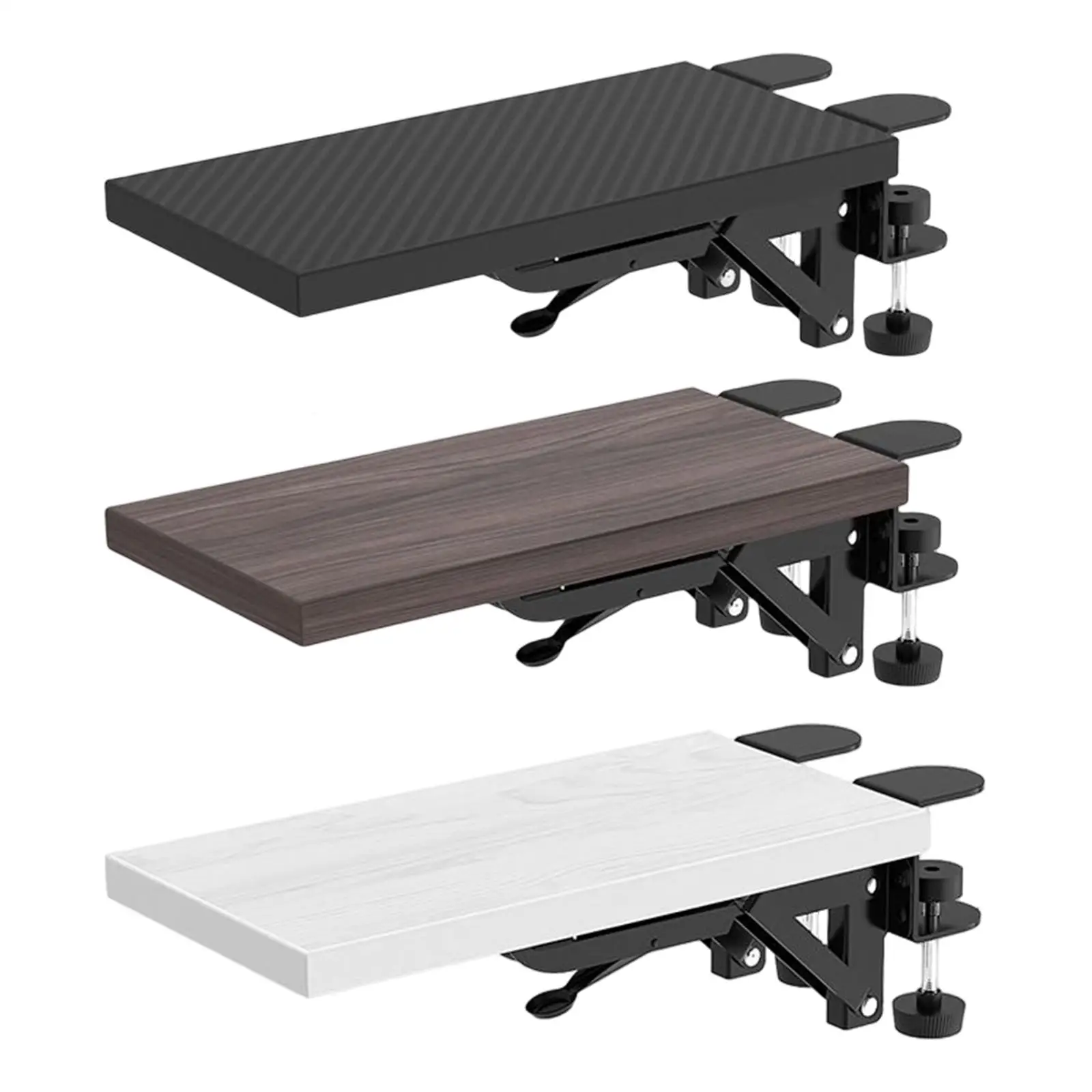 Imagem -01 - Suporte de Braço de Computador de Madeira Descanso de Pulso Mesa do Computador Placa de Extensão Ergonômica Rack de Braço Dobrável Suporte do Mouse Pad para Escritório suporte de braco de computador de madeira descanso de pulso mesa do computador placa de extensao ergonomica rack de braco dobravel suporte do mouse pad para escritorio 01