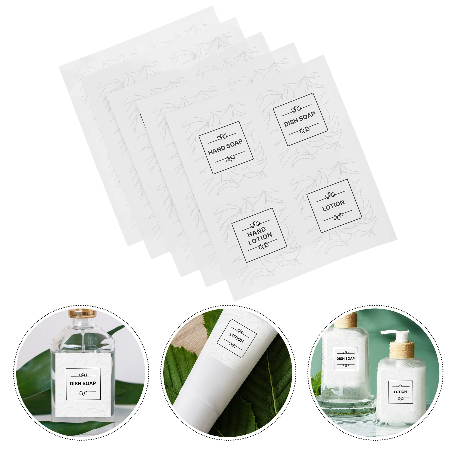 

Waterproof Label Bottle Labels Shower Beauty Organization Dispenser Sticker Stickers Surround