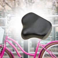 Bike Saddle Bicycle Seat Tricycle Saddle Ergonomic Stationary Bike PU Oversized Comfortable Bike Seat Cushion Replacement