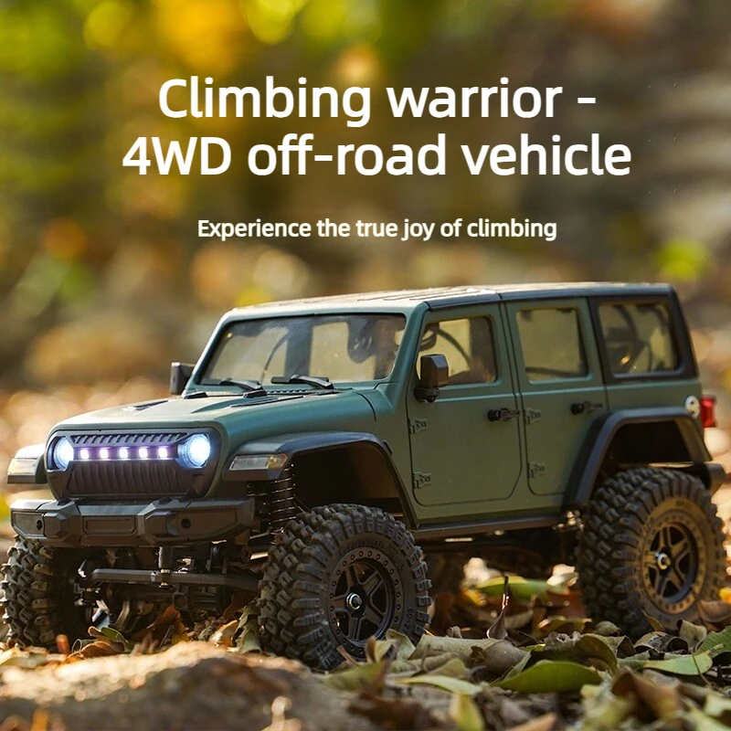 

C8801 1/18 RC Crawler 4WD 2.4GHz High Torque ABS Body LED Rechargeable Lights All-Terrain Simulation Electric Off Road Toy