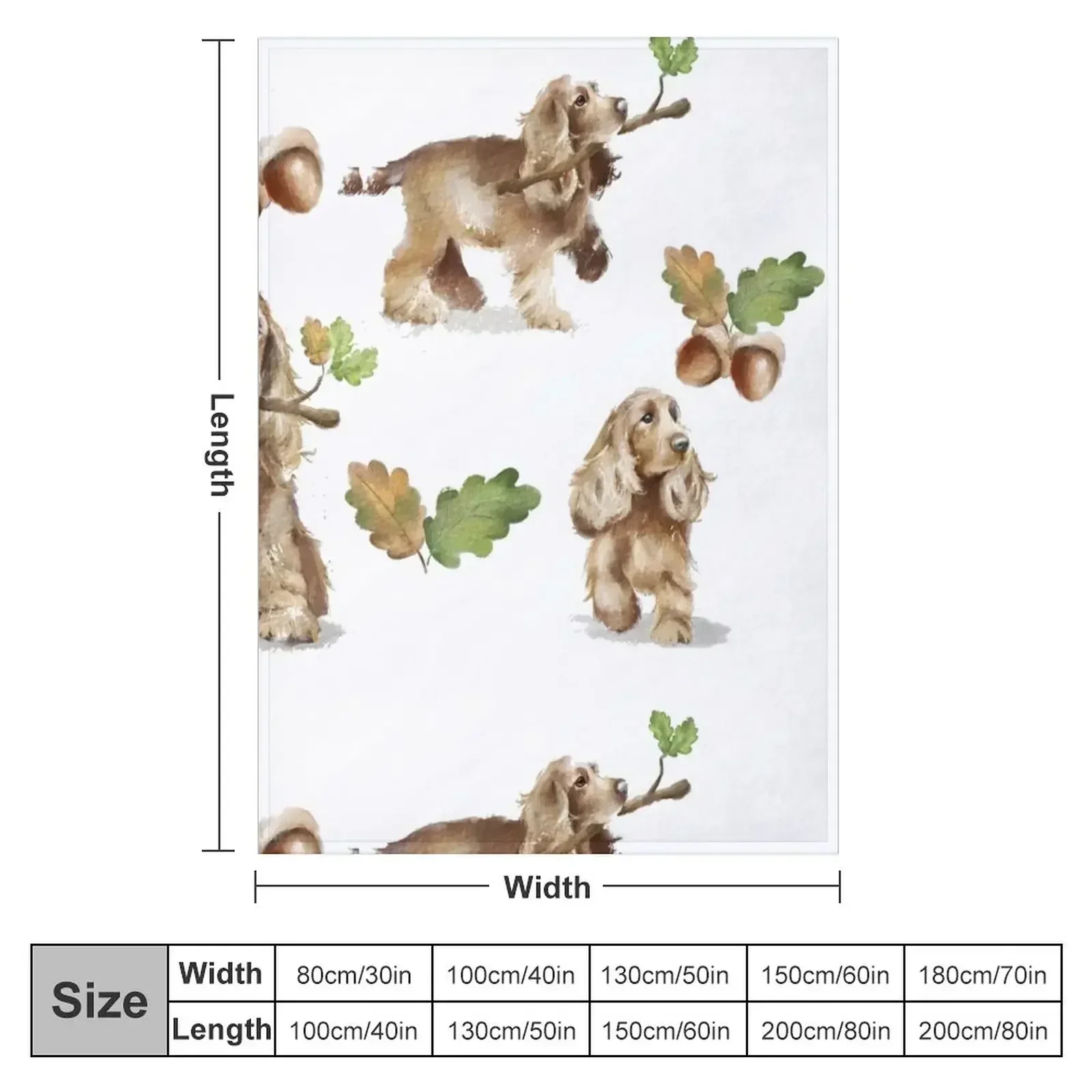 Cocker Spaniel Throw Blanket anime Quilt Bed linens for winter Soft Plaid Soft Beds Blankets