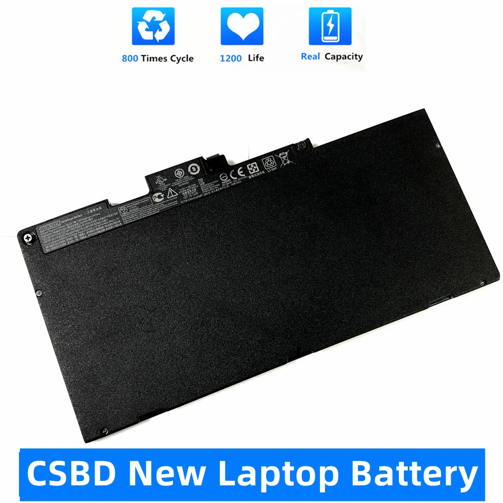 

CSBD New 11.4V 46.5Wh CS03XL Battery For HP EliteBook 840 850 755 745 G3 G4 ZBook 15u G3 G4 HSTNN-IB6Y HSTNN-DB6U 800513-001