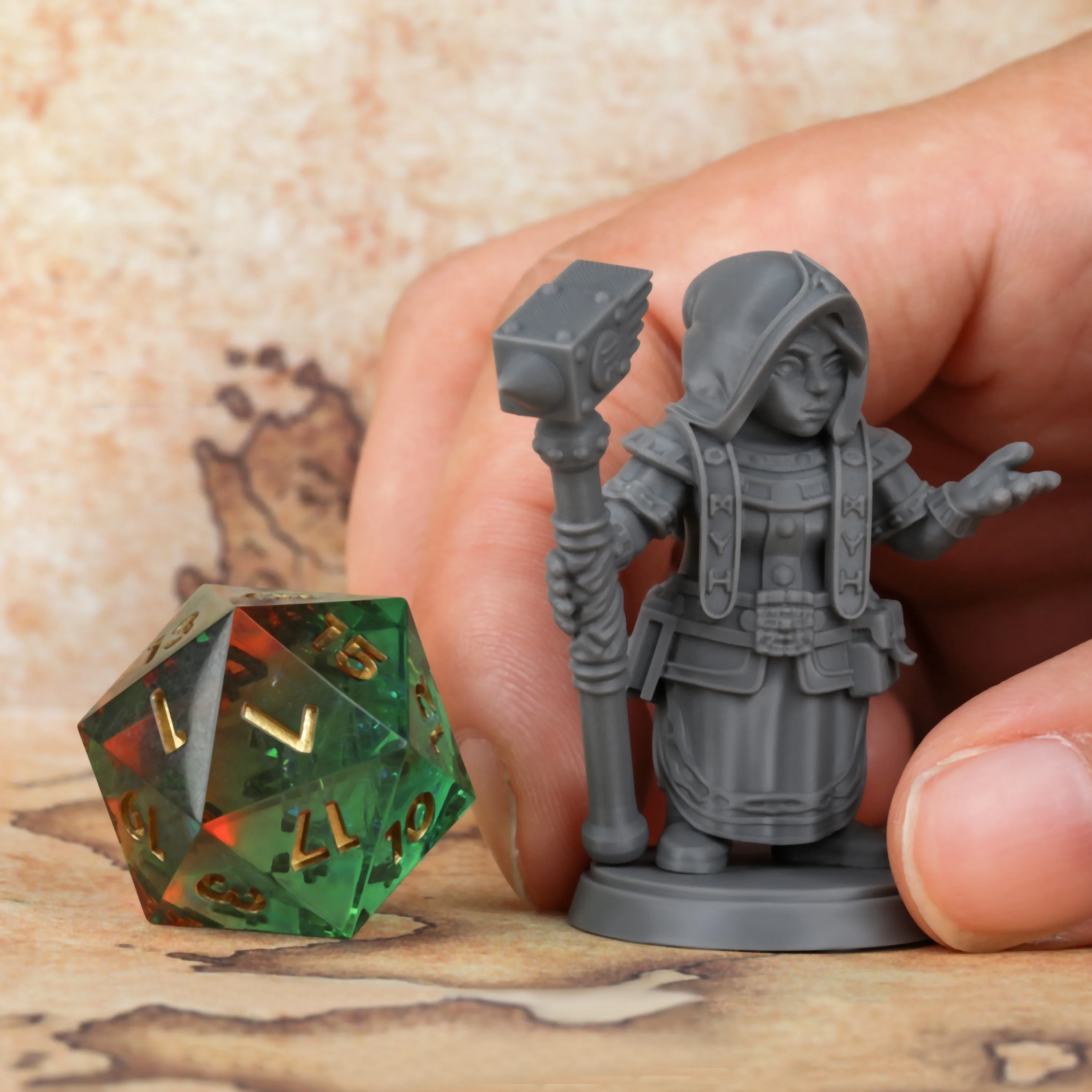 Miniatura de mago runero enano - Board Game Rpg reseña y precio