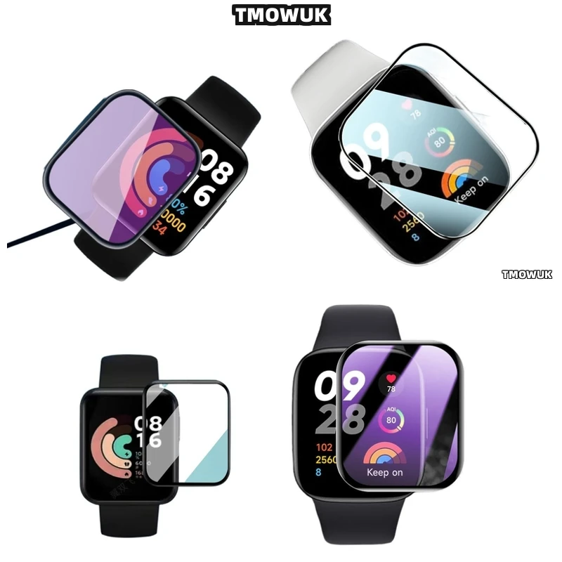 Для Xiaomi Redmi Watch 2 3 4 5 MOVE Lite Активная гибкая 3D изогнутая полноэкранная пленка из ПММА с защитой от царапин Для Xiaomi Redmi Watch 2 3 4 5 MOVE Lite Активная гибкая 3D изогнутая полноэкранная пленка из ПММА с защитой от царапин