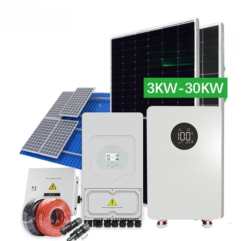 Hybrid Home Solar System Hybrid Solar System Complete Set 20 kw off Grid Solar System with Lithium Ion Battery