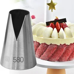 580# Flower Icing Piping Tips Confectionery Cream Nozzles For Cakes Tools Santa Ana Pastry Nozzle Cupcake Decorating Baking Acce