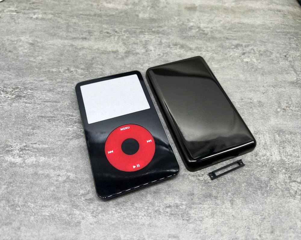 czarna przednia płyta czołowa tylna obudowa czerwone kółko czarny środkowy przycisk do iPoda 5. generacji wideo 30 GB 60 GB 80 GB