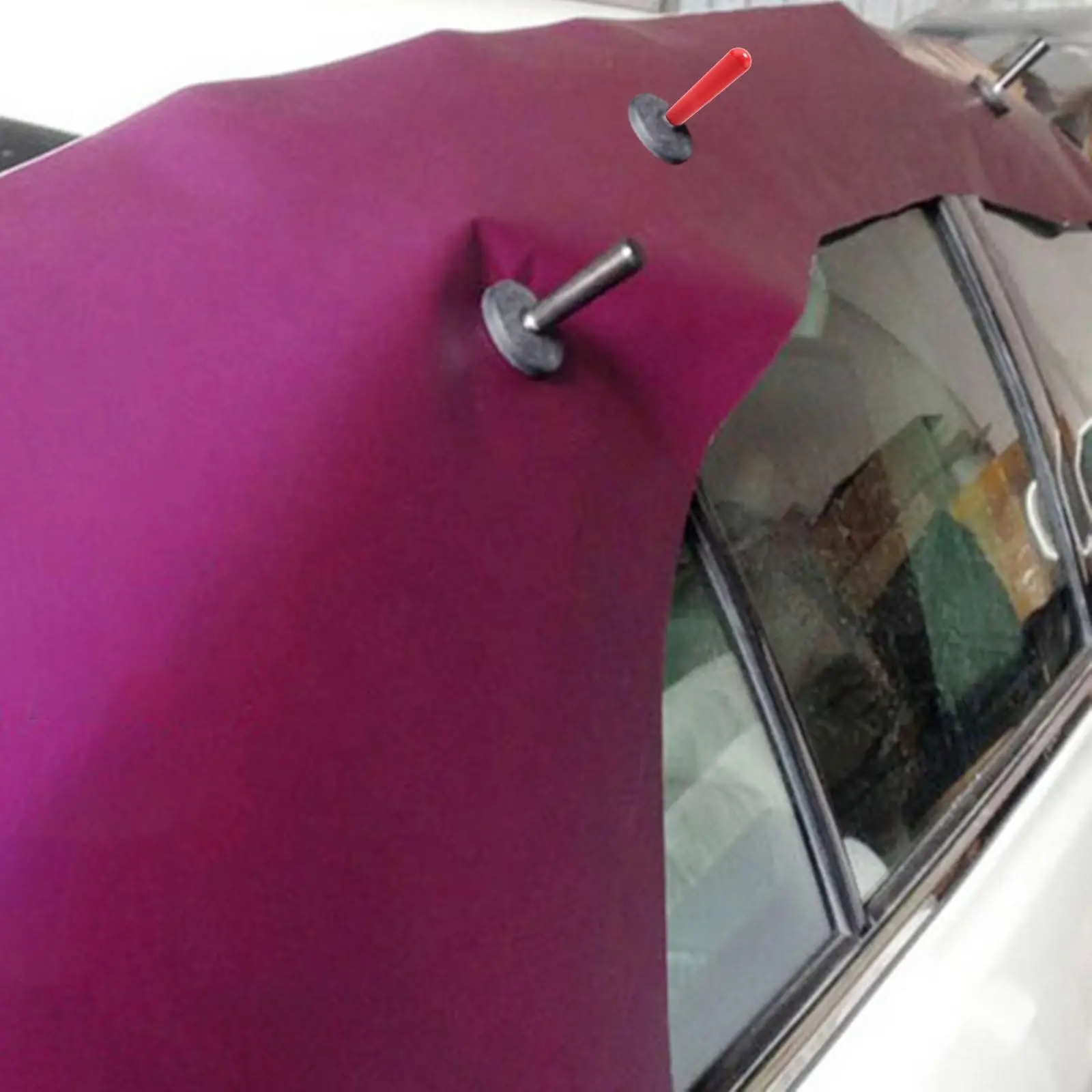 

Automobile Vinyl Wrapping Magnet Gripper 88mm Portable Tool Black Rubber Bottom for Car Foil Installation and Window Tint Work